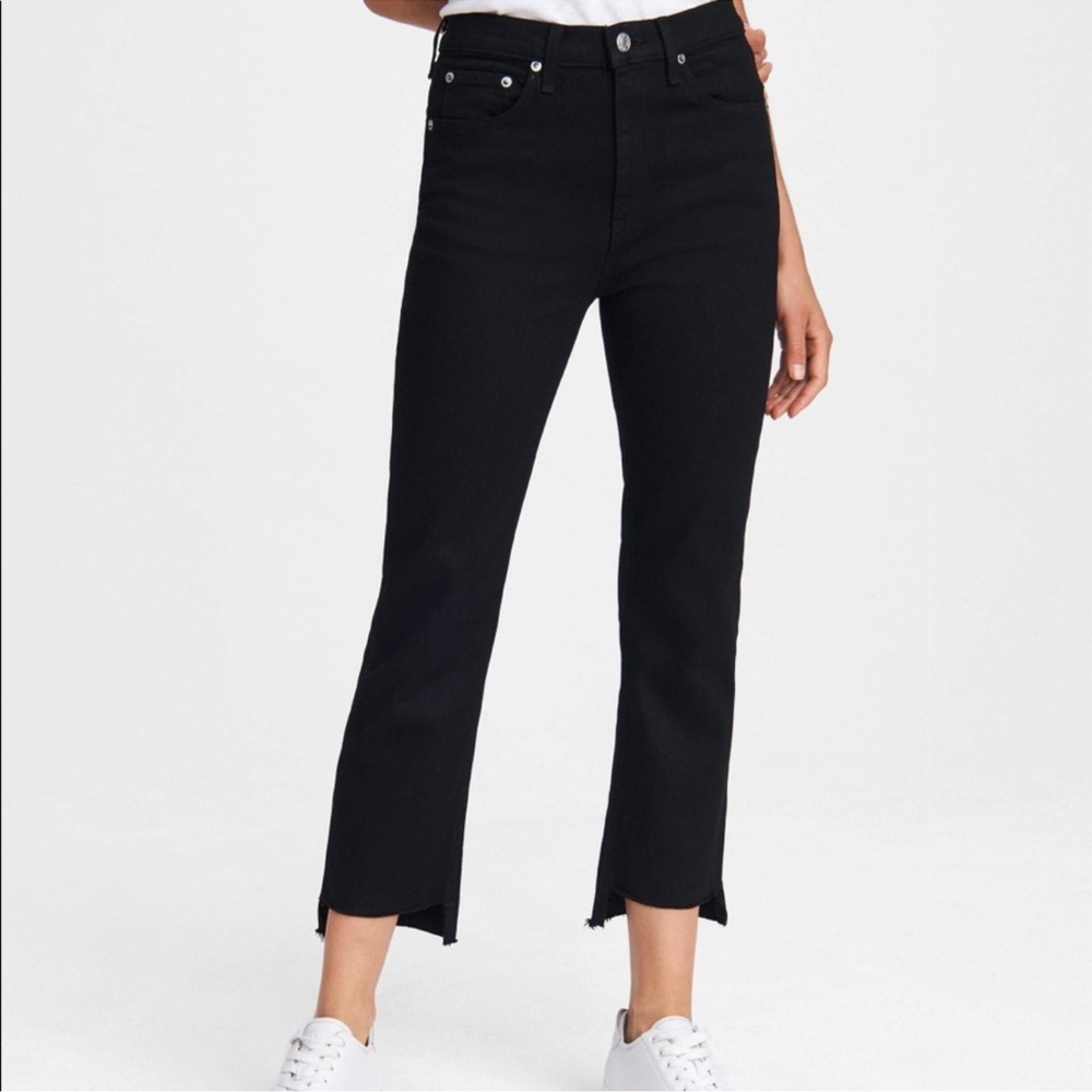 Rag and Bone‎ Jeans Cropped Raw Hem Size 26